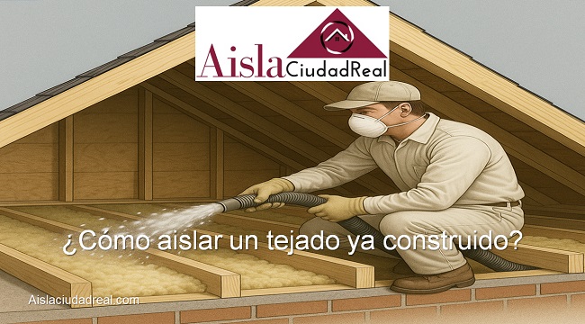 cómo aislar un tejado ya construido