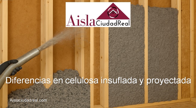 diferencias entre celulosa insuflada y proyectada