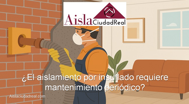 el aislamiento por insuflado requiere mantenimiento periódico