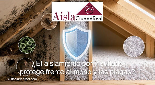 El aislamiento por insuflado protege frente al moho y las plagas