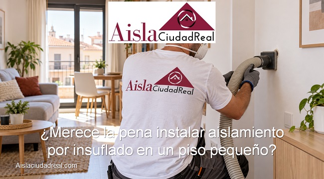 Merece la pena instalar aislamiento por insuflado en un piso pequeño